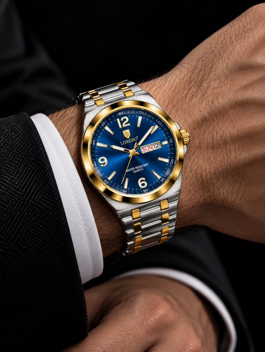 LONGBO MIDNIGHT BLUE ROSE GOLD