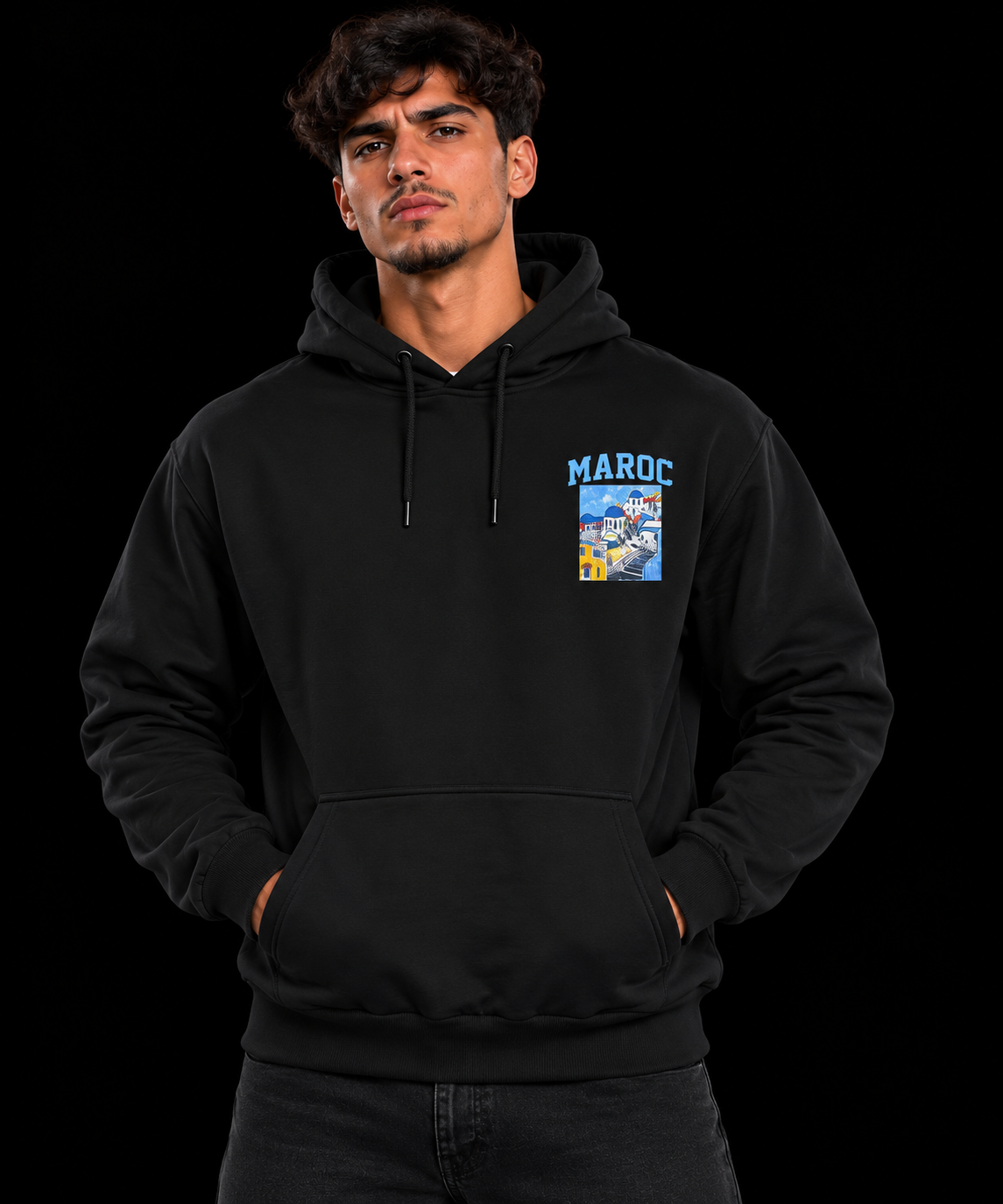 SUDADERA MAROC NEGRA