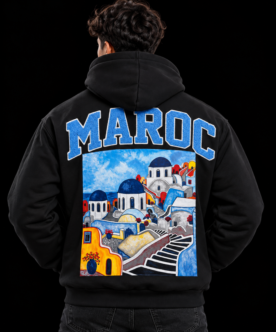 SUDADERA MAROC NEGRA