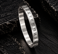 PULSERA IMPERIAL NUMERO ROMANOS PLATA