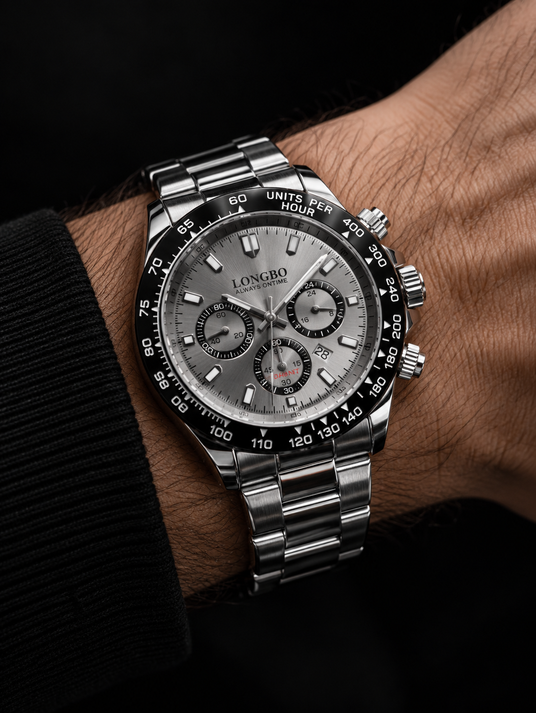LONGBO ROYAL CHRONO PLATA