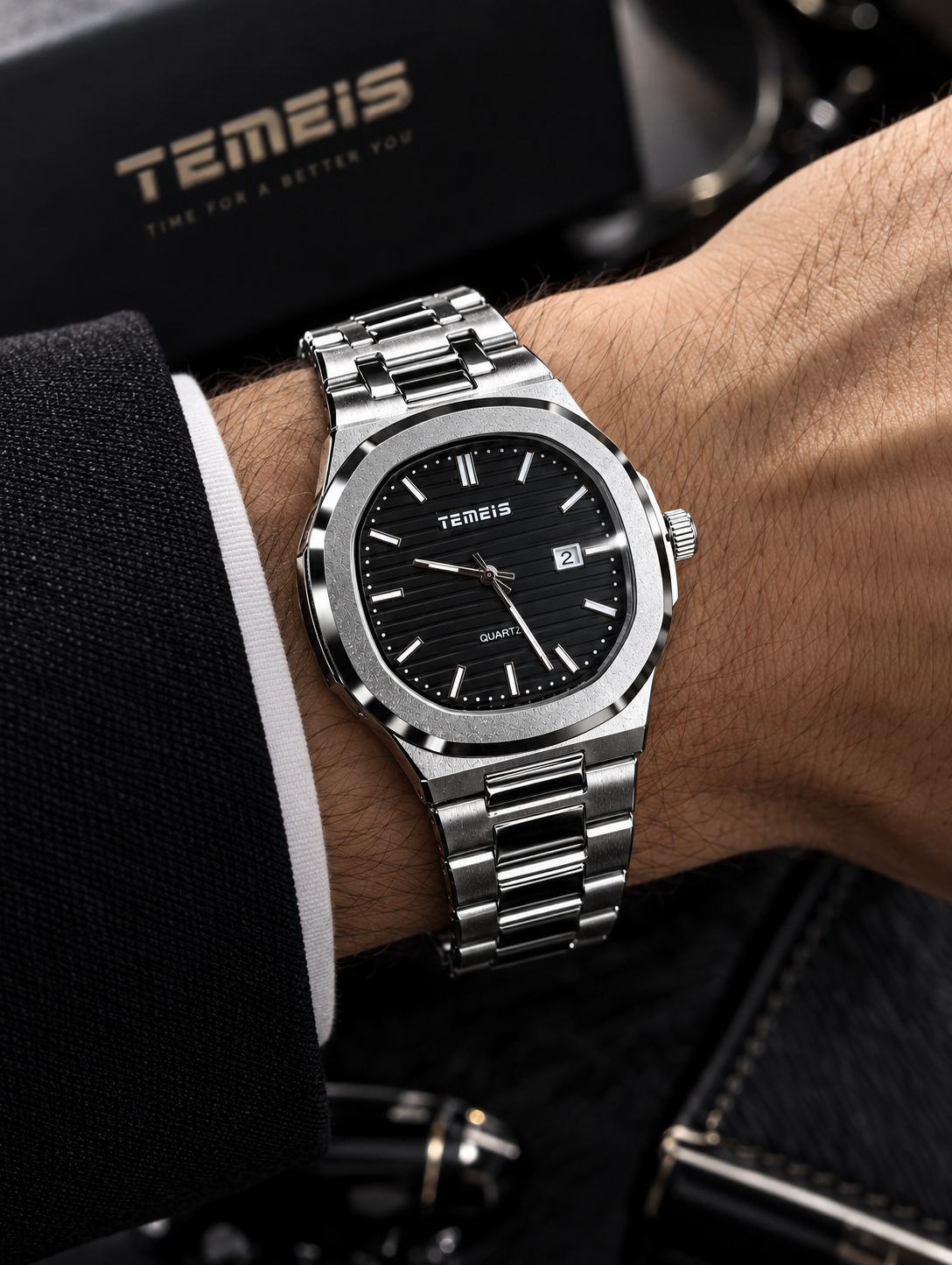 TEMEIS SILVER BLACK