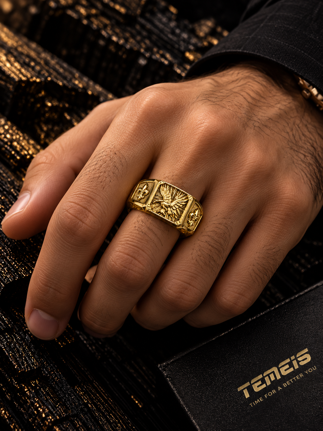 ANILLO AGUILA DORADA