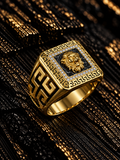 ANILLO LEON DORADO
