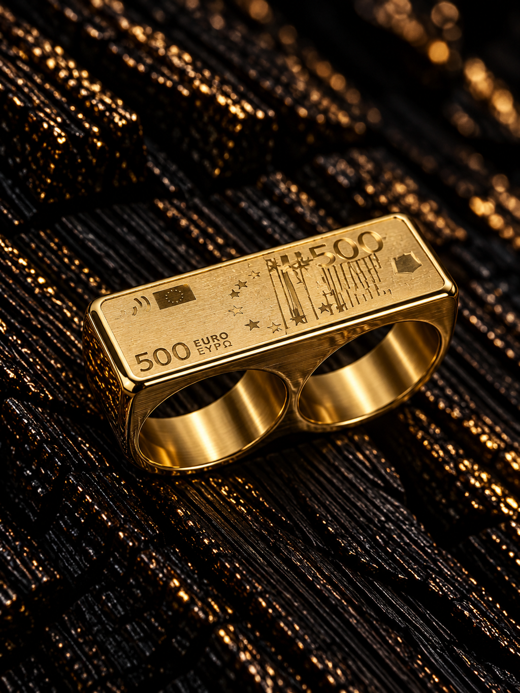 ANILLO 500 GOLD - DOS DEDOS