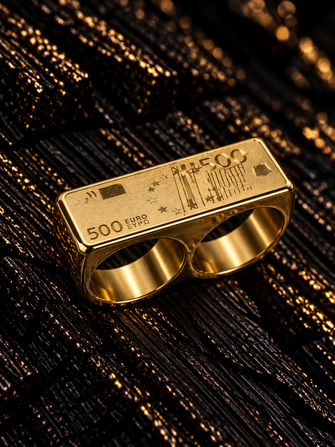 ANILLO 500 GOLD - DOS DEDOS