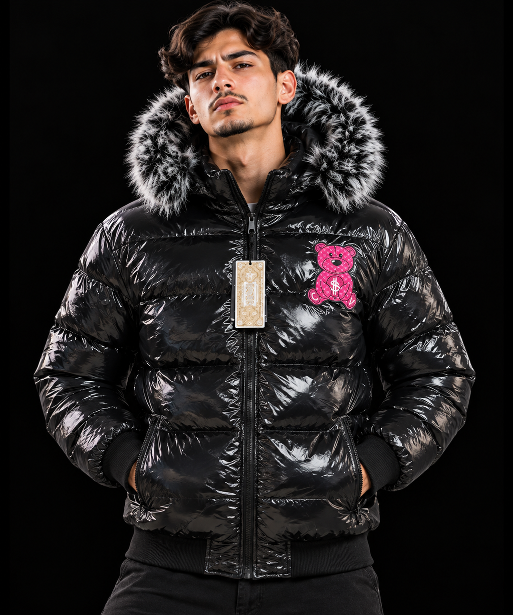 CHAQUETA OSITO ROSA
