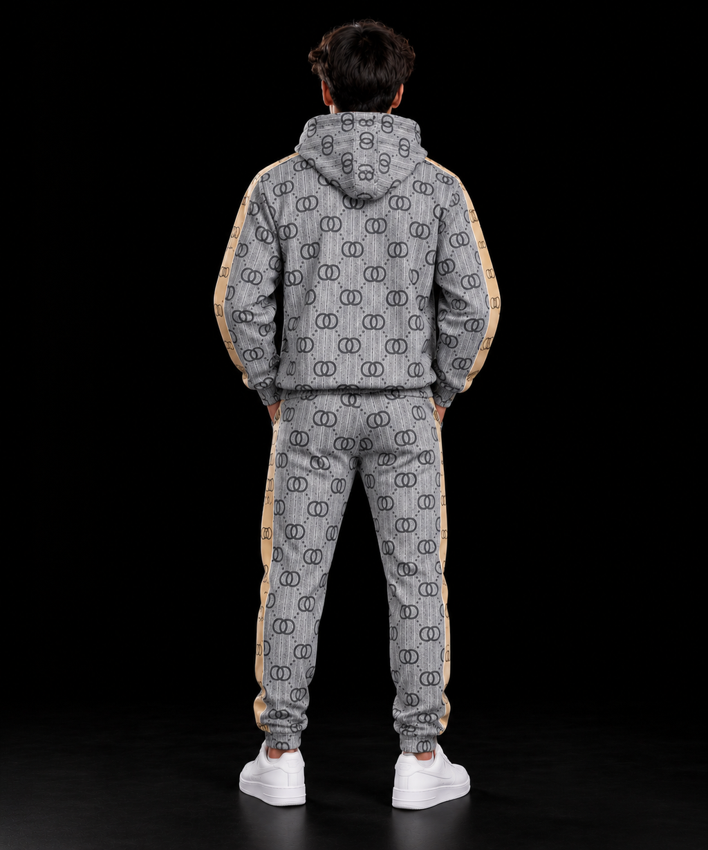 CONJUNTO MONOGRAM GRIS