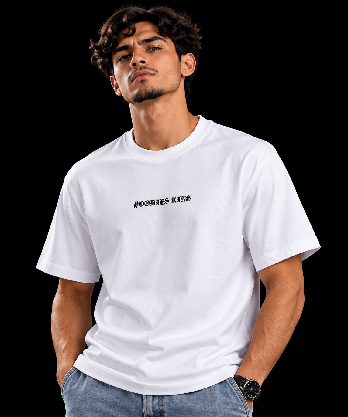 CAMISETA HUSTLERS BLANCA