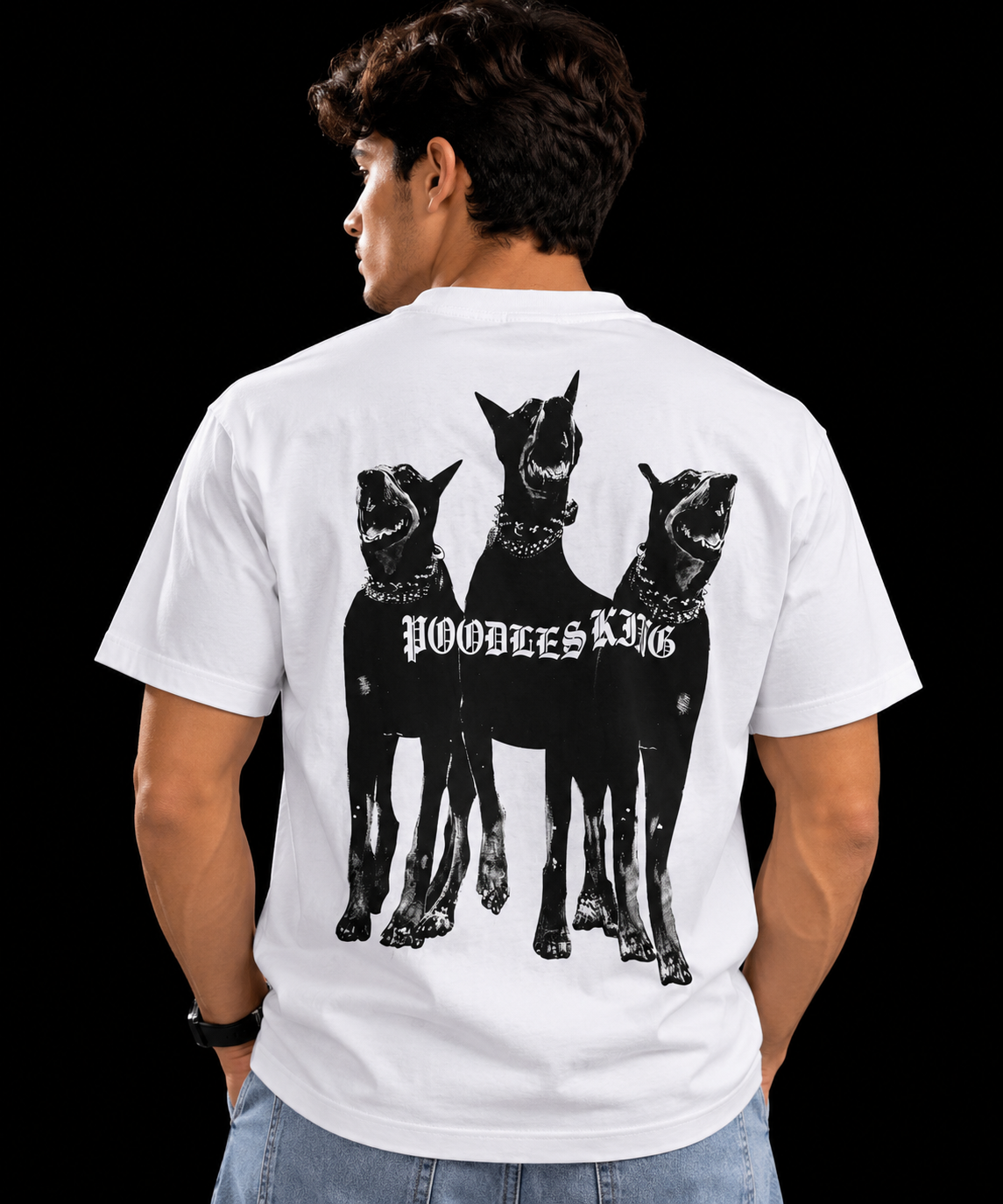 CAMISETA HUSTLERS BLANCA