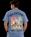 CAMISETA PALESTINA AZUL