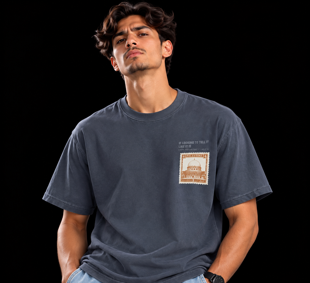 CAMISETA PALESTINA GRIS