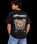 CAMISETA OFF WORLD NEGRA