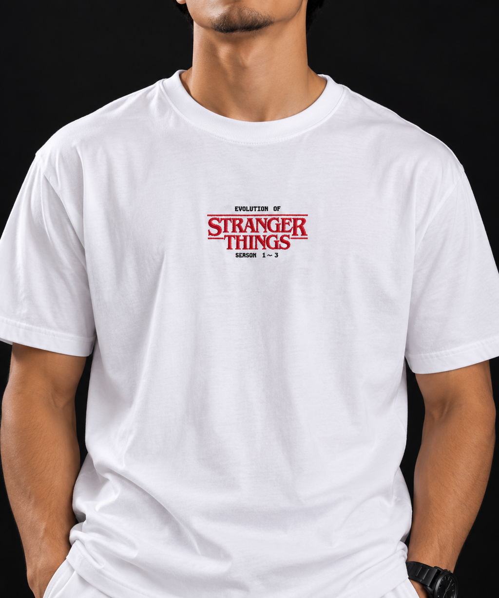 CAMISETA STRANGER THINGS BLANCA