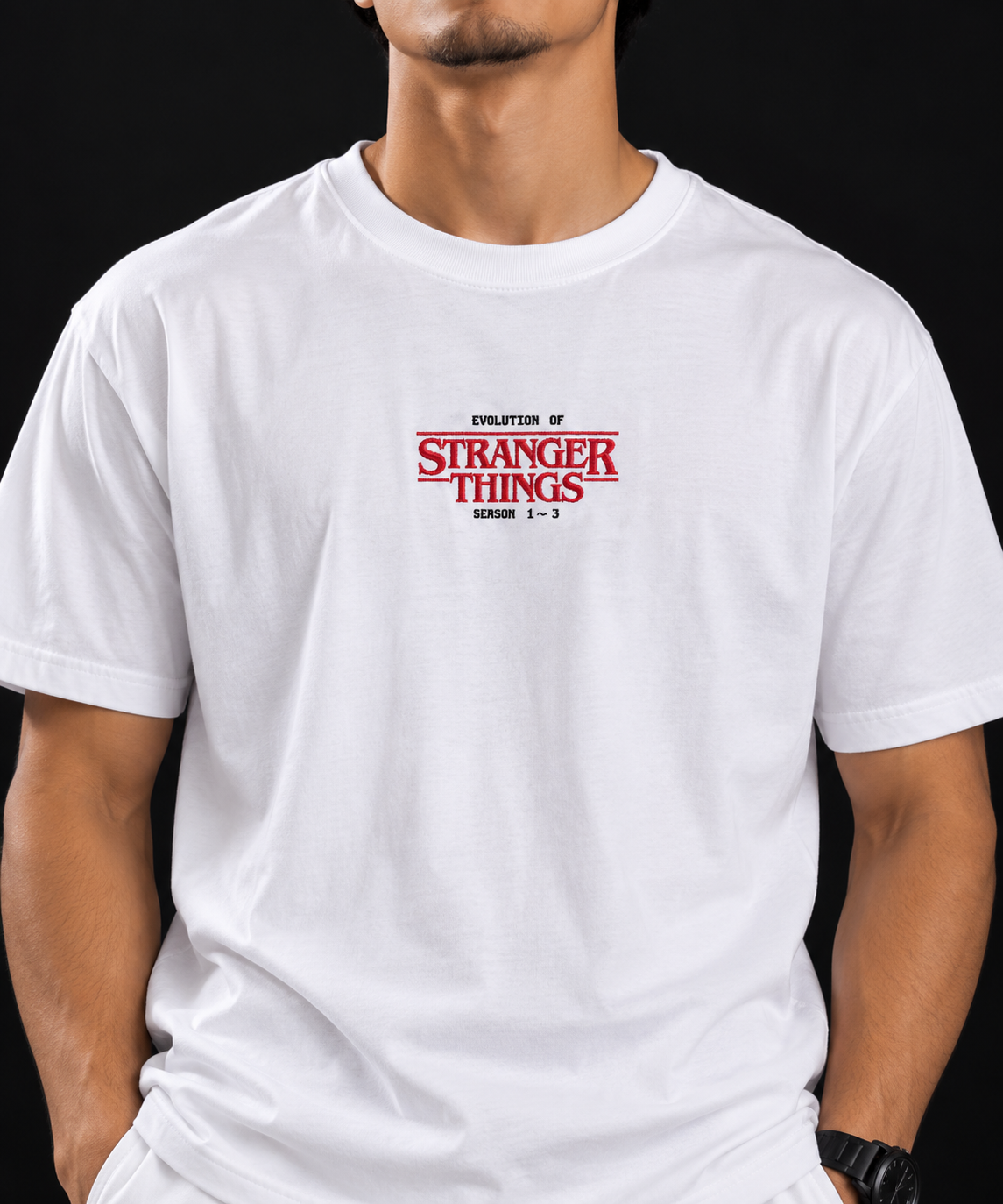 CAMISETA STRANGER THINGS BLANCA