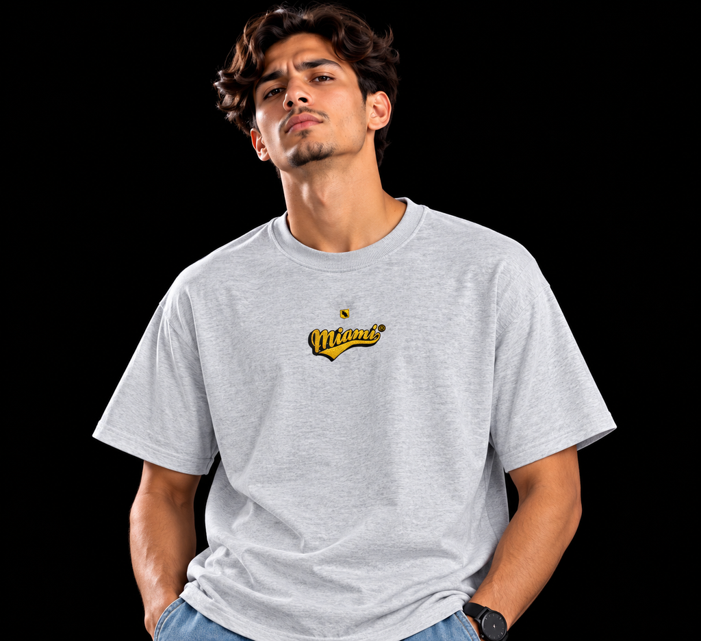CAMISETA MIAMI 83 GRIS