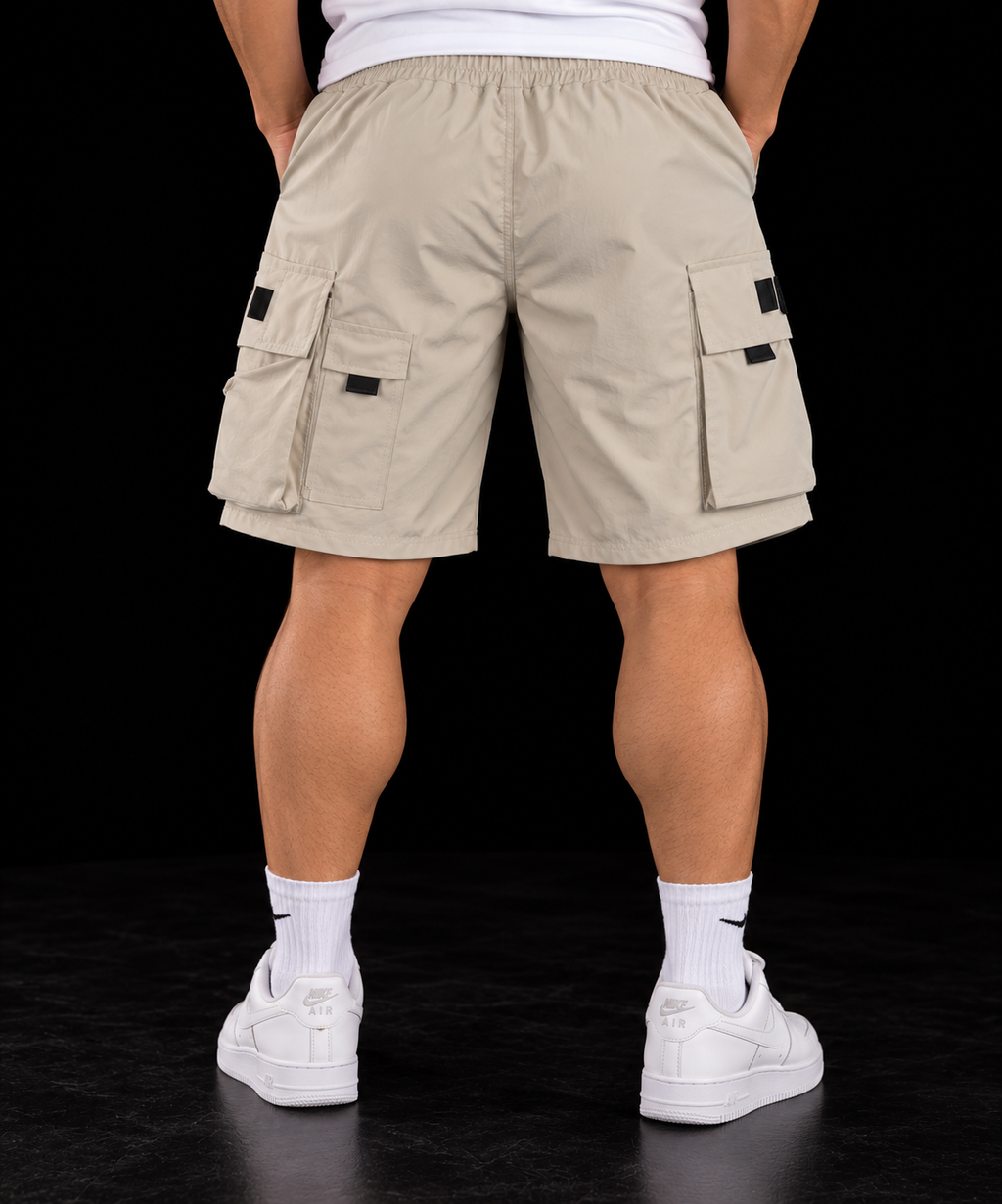 PANTALON CORTO ICON CARGO BEIG