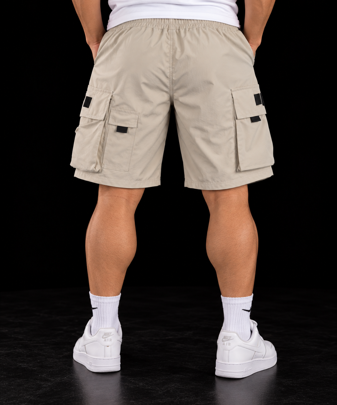 PANTALON CORTO ICON CARGO BEIG