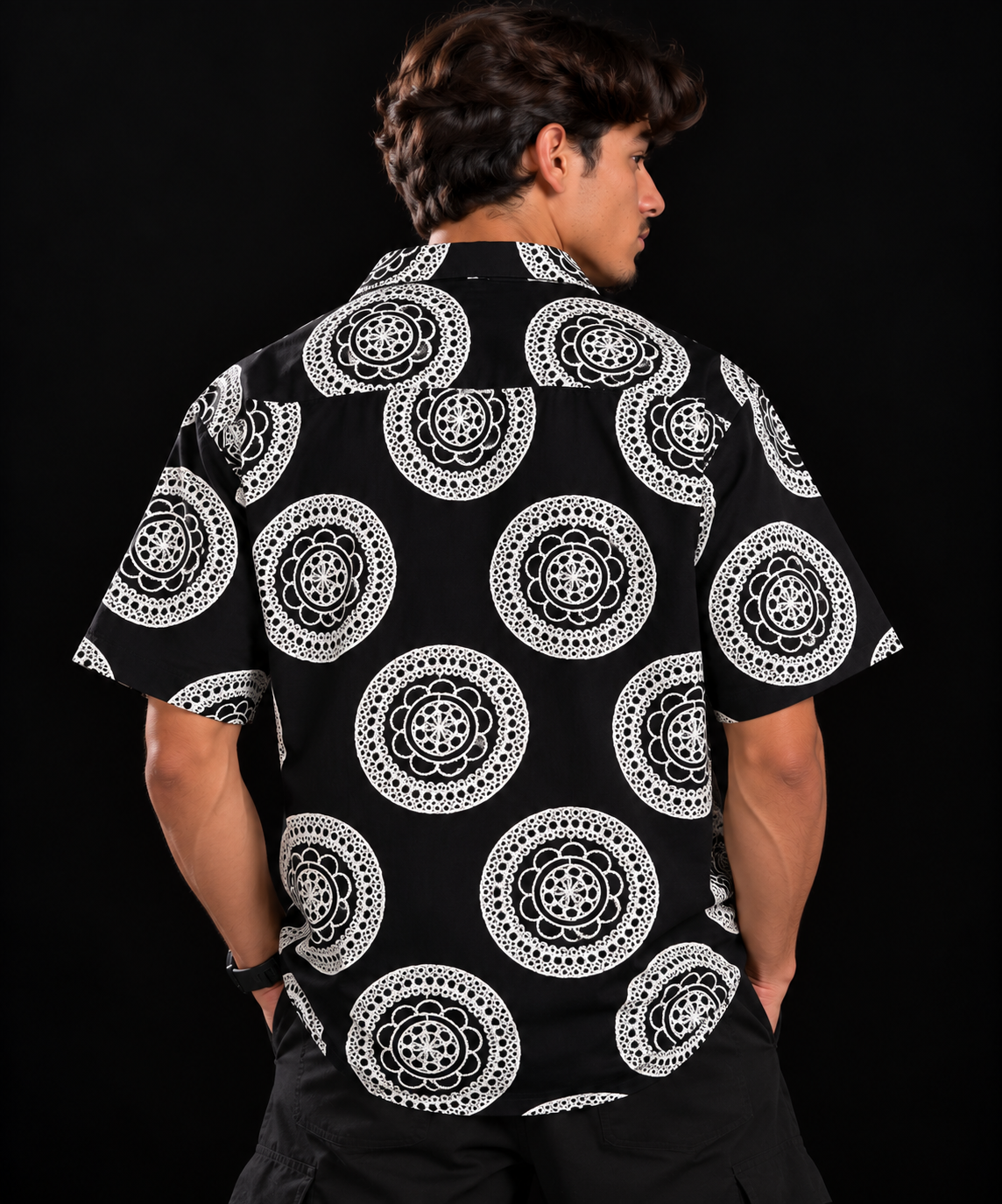 CAMISA OLD MONEY NEGRA