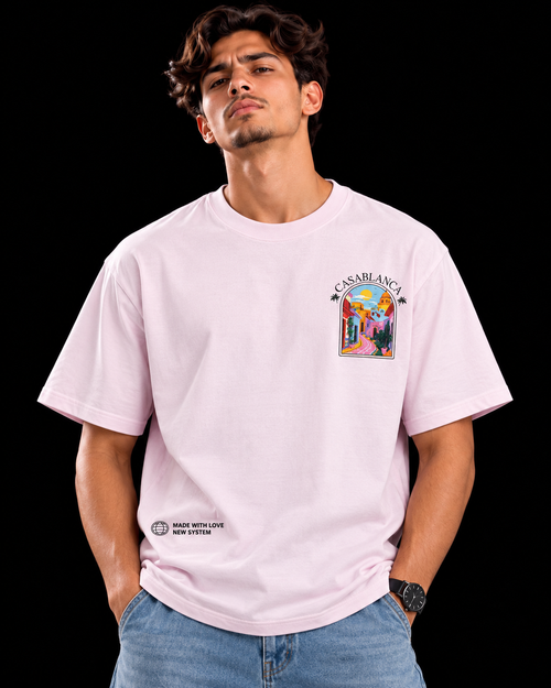CAMISETA CASABLANCA ROSA