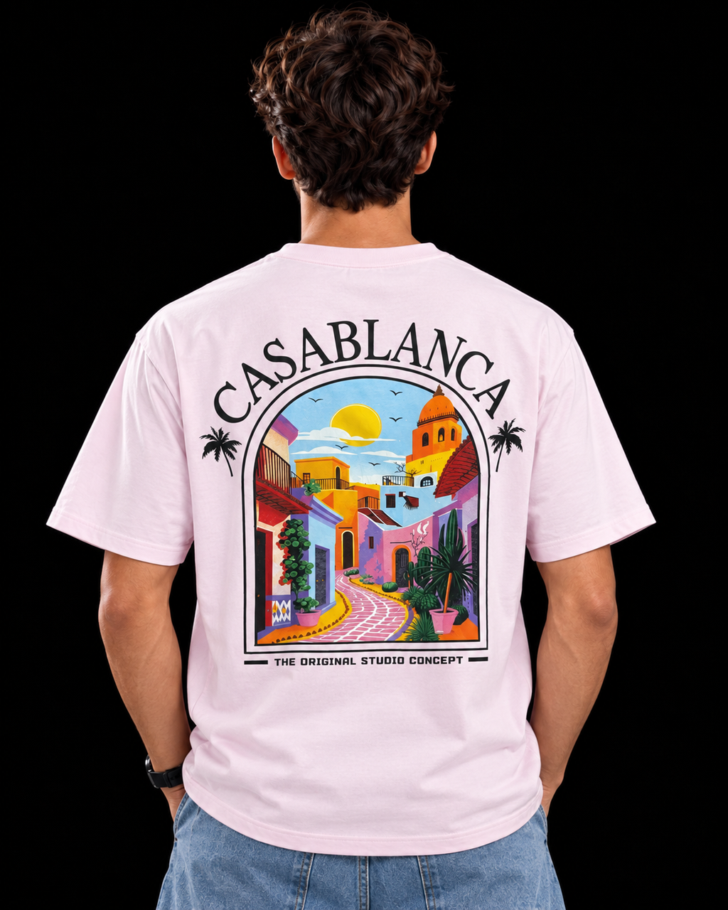 CAMISETA CASABLANCA ROSA