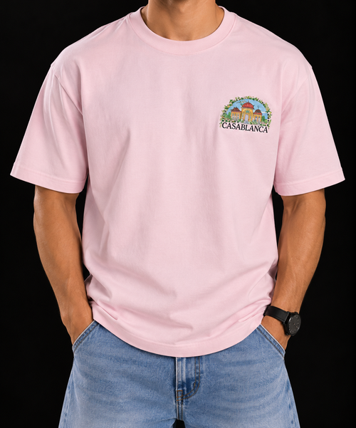 CAMISETA CASABLANCA ROSA