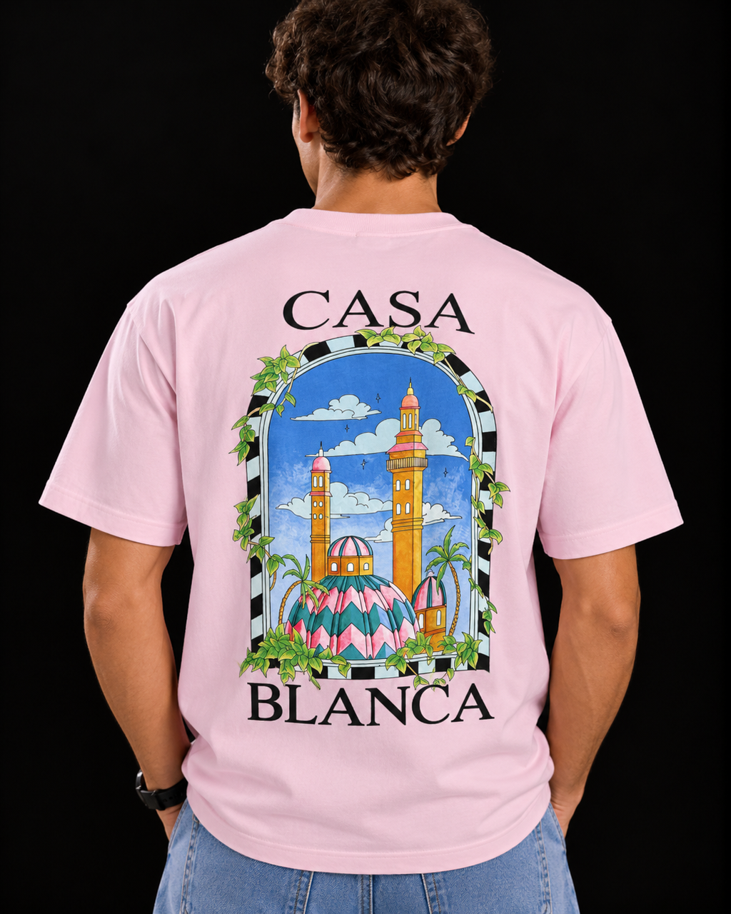 CAMISETA CASABLANCA ROSA